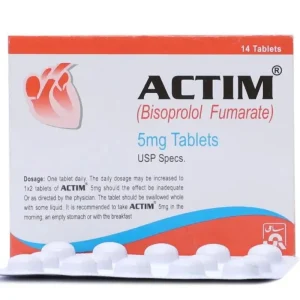 Actim 5mg tablet - Heart health support with Bisoprolol Fumarate.