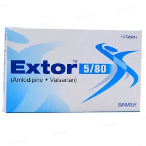Extor 5mg/80mg Tablets: A powerful solution for hypertension, combining Valsartan and Amlodipine for effective blood pressure control