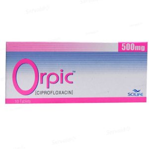 Orpic tablet 500mg - Comprehensive information on side effects, contraindications, and prescription guidelines for this antibiotic medication.