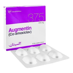 Augmentin Tablet 375mg - Amoxicillin with Clavulanate Potassium