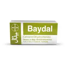 Baydal 10mg Tablet for allergy relief