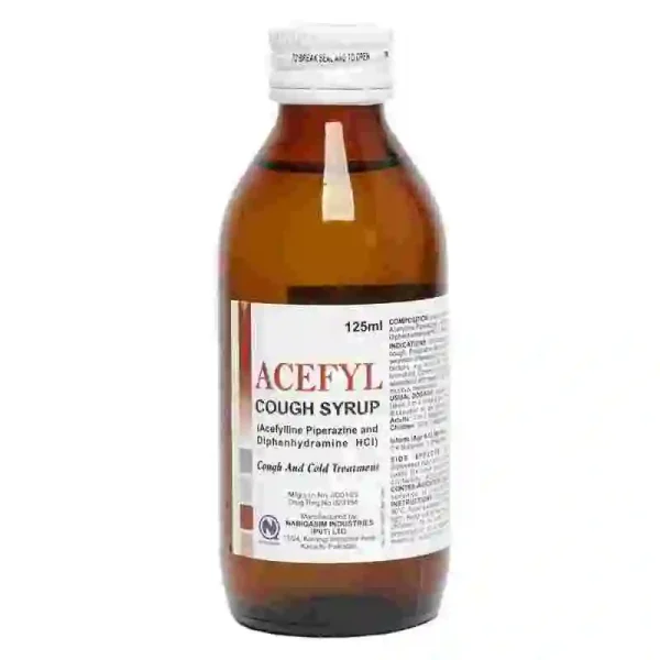 Acefyl Cough Syrup - Relief for Cough and Throat Irritation