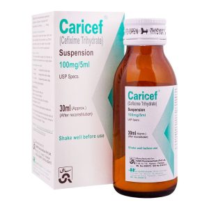 Caricef Syrup: An effective treatment for respiratory infections. Caricef bottle containing essential components