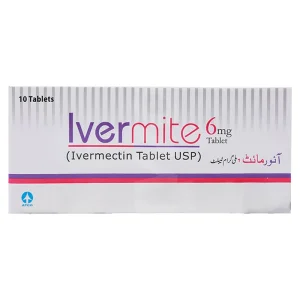 Ivermite Tablet 6mg - Anthelmintic Medication for Parasitic Infections