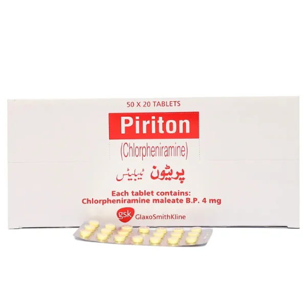 Piriton Tablets: Relieve Allergy Symptoms Effectively.