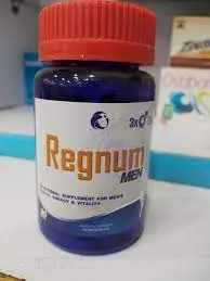 Image of Regnum Men Tablets with text overlay