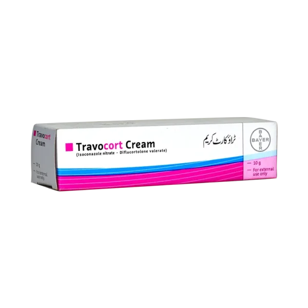 Travocort Cream Tube - Dual-Action Antifungal and Anti-Inflammatory Topical Medication