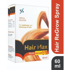 Image showing a bottle of Hair Max Plus Solution with a dropper