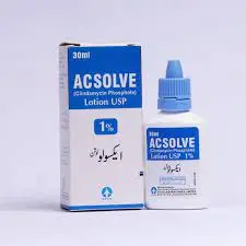 Acsolve 1% Lotion Bottle with Price Tag