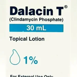 A bottle of Dalacin-T Lotion