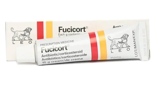 Tube of Fusicort Cream with price tag