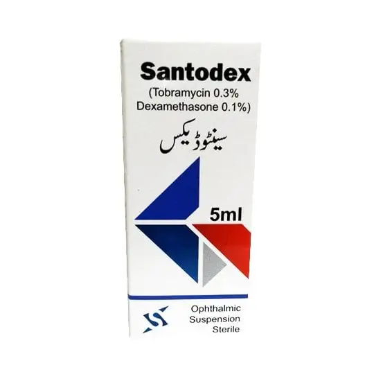 Santodex Eye Drops Bottle