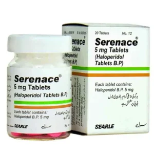 Serenace Injection 5mg: A syringe with medication.