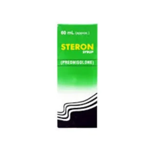 Steron Syrup 60-ml bottle with label
