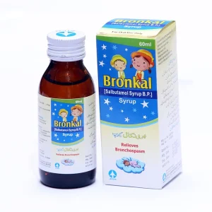A bottle of Bronkal Syrup, 60 ml