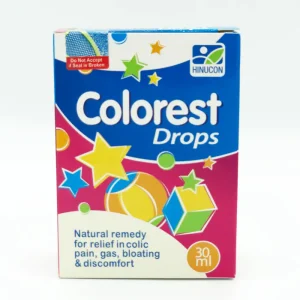 Bottle of Colorest Drops with dropper