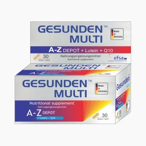 Bottle of Gesunden Multi Tablet with price tag