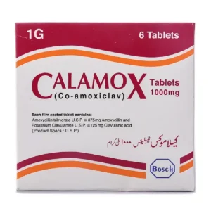 Clamox Tablet: Antibiotic for bacterial infections.