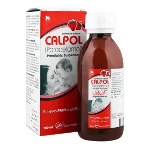 Calpol Paediatric Suspension by GlaxoSmithKline - Non-narcotic analgesic for children. Pack size: 100ml.
