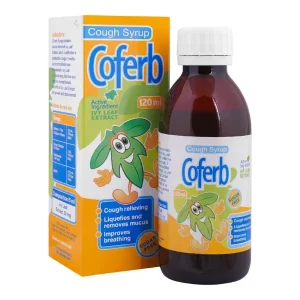 Coferb Syrup: Anti-allergic, cough suppressant, and decongestant.