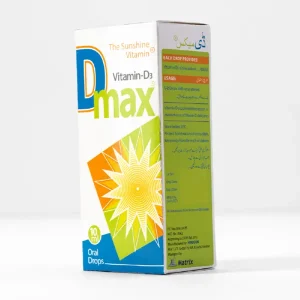 D Max Drops: Treatment for vitamin D and calcium deficiency.