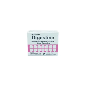 A Digestine 40mg capsule, typically colored and marked for easy identification.