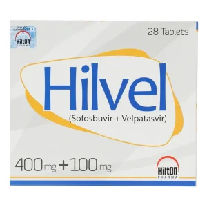 Image of Hilvel Tablets with the brand name, dosage, and price clearly visible.