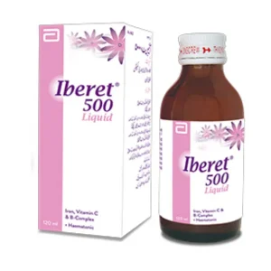 Ibret 500 Syrup: A nutritional supplement for treating or preventing vitamin deficiency.