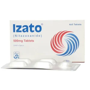 Izato Tablet 500mg: Nitazoxanide for Parasitic Infections, Diarrhea, and Antiviral Treatment.