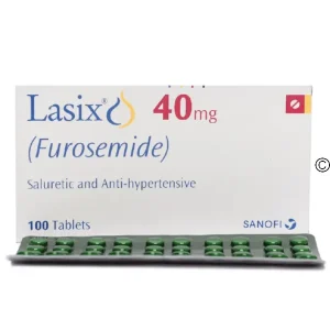 Lasix 40mg: medication for treating edema and hypertension.