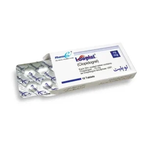 Lowplat 75mg Tablet: Clopidogrel for heart and blood vessel protection.