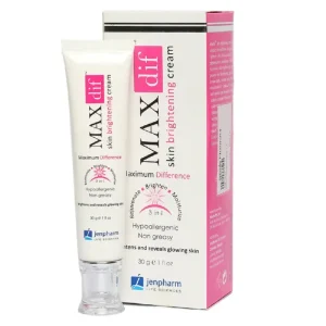 Maxdif Skin Brightening Cream: Lightens skin discoloration and pigmentation.
