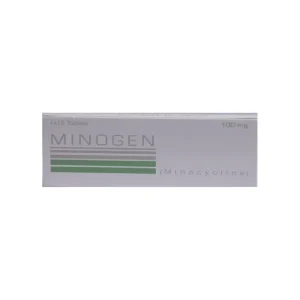 Minogen Tablet 100mg blister pack with tablets