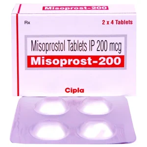 Miso Tablet 200 MCG: A white tablet with Miso 200" imprinted on it.