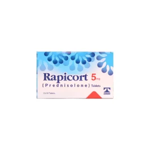 Rapicort 5 mg tablet: a corticosteroid for treating inflammation.
