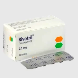 Rivotril 0.5 MG Tablet - A medication containing clonazepam used to treat epilepsy and panic disorders.