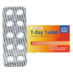 Tday 5mg Tablet: Anti-Allergic Medication for Symptom Relief