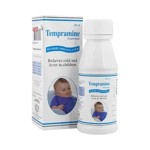 Tempramine 120ml Syrup/Suspension: Treatment for allergy and cold symptoms.