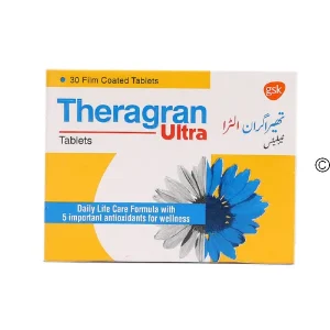 Theragran Ultra: Multivitamin product for treating or preventing vitamin deficiency.
