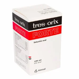 Tres Orix Forte Syrup: Treats various conditions including vitamin B12 deficiency and anemia.