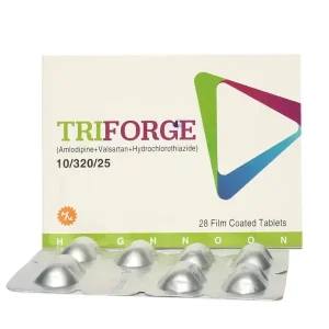 Triforge 10mg Tablet - A prescription medication for managing cardiovascular health.