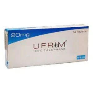 Ufrim 20mg Tablet: Boosts serotonin levels for mental balance.