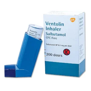 Ventolin HFA: Bronchodilator medication for respiratory conditions.