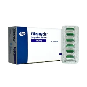 Vibramycin 100mg: a tetracycline antibiotic for bacterial infections.
