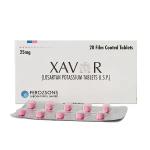 Xavor 25mg Tablet - Treatment for Hypertension and Diabetic Nephropathy