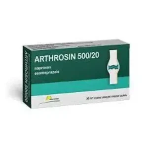 Alt Text: Arthrosin Tablet 500mg - A powerful macrolide antibiotic for treating bacterial infections.