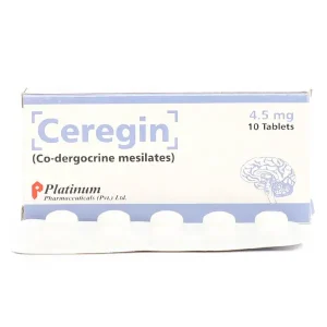 Ceregin Tablet 1.5mg with a pill on a white surface.