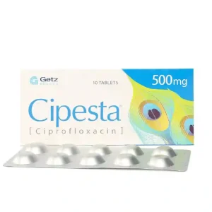 Cipesta 500mg Tablet: Treatment for various bacterial infections.