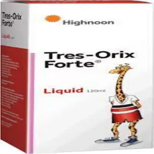 Tres Orix Forte Syrup: Multivitamin supplement for various conditions.