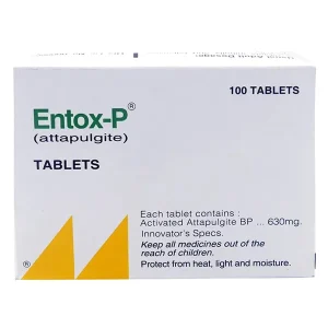 Entox P Tablet: Relief for diarrhea, abdominal cramps, heartburn, and nausea.